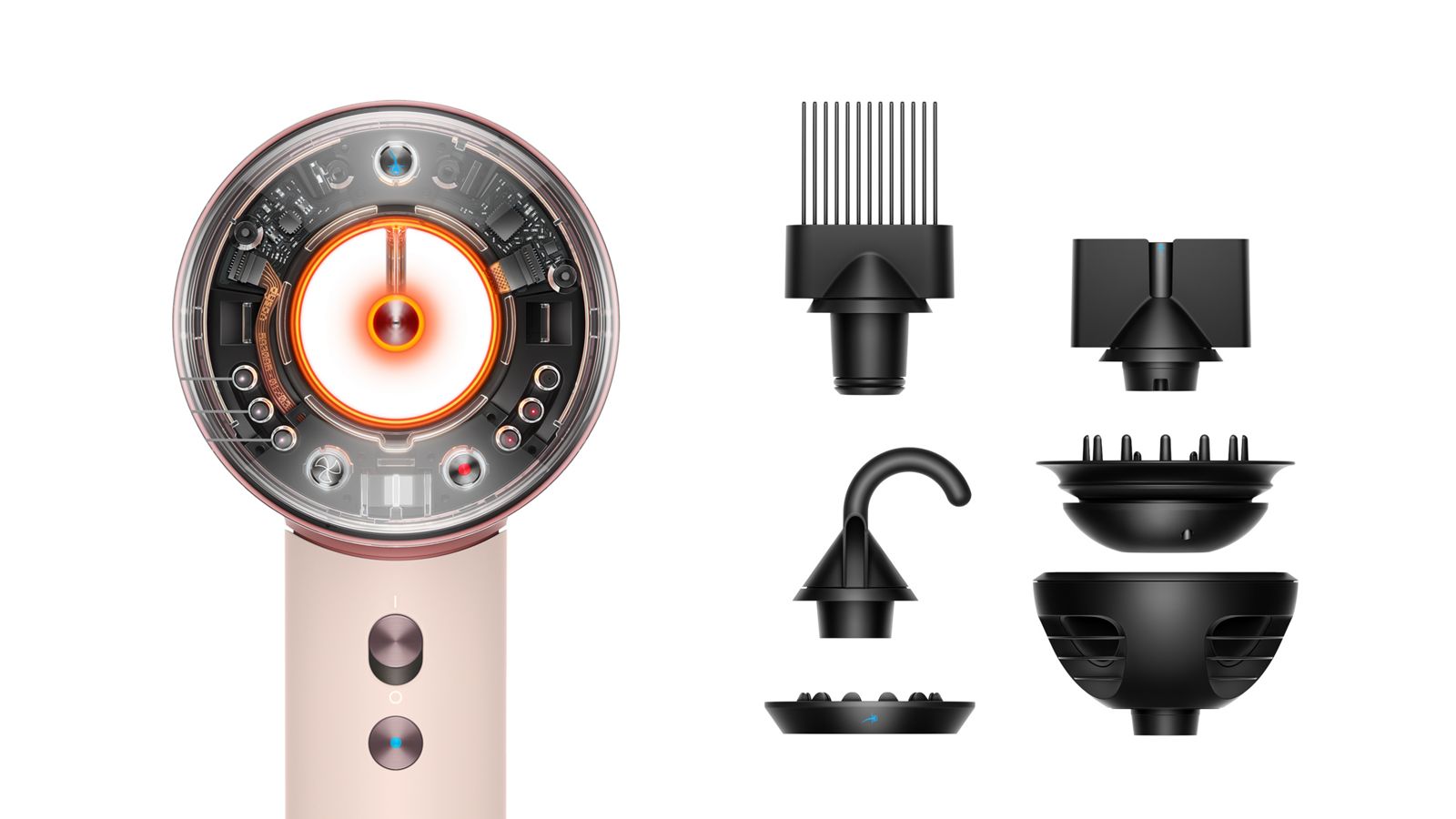 Dyson Supersonic Nural — embouts magnétiques