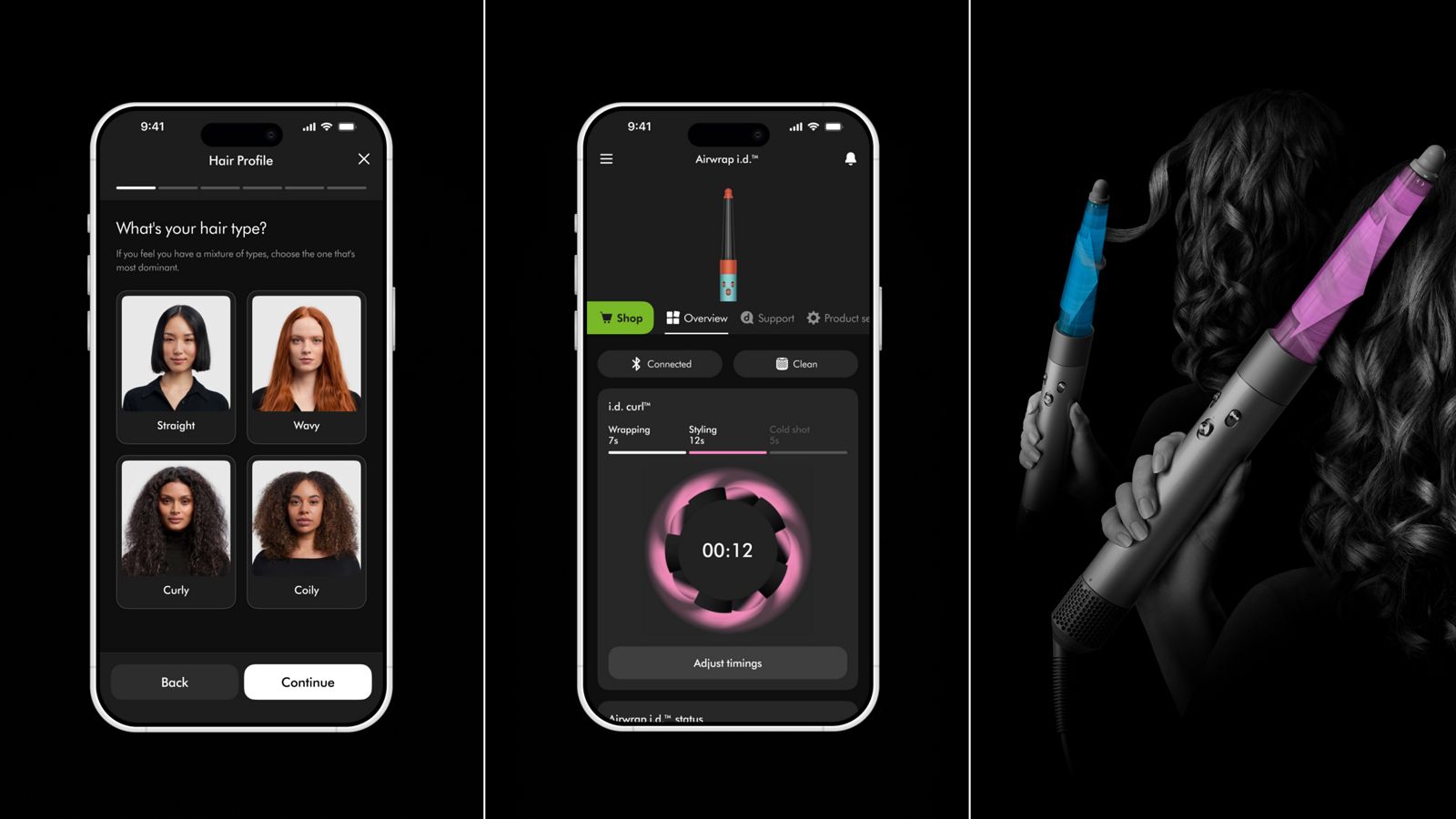 Dyson Airwrap i.d. — en utilisation