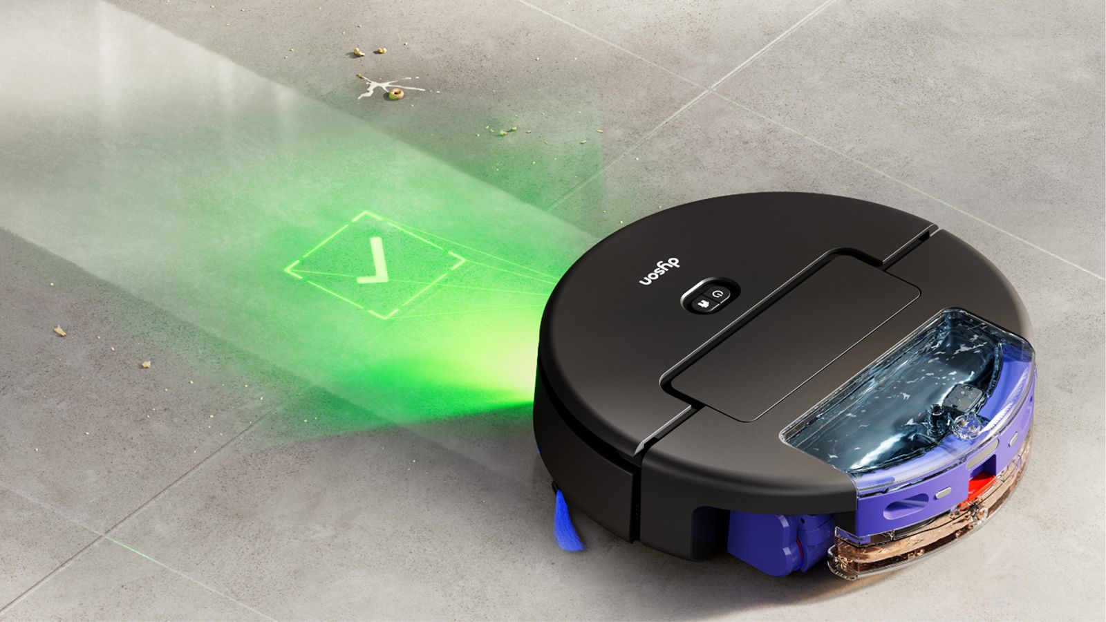 Dyson Spot+Scrub Ai — en situation