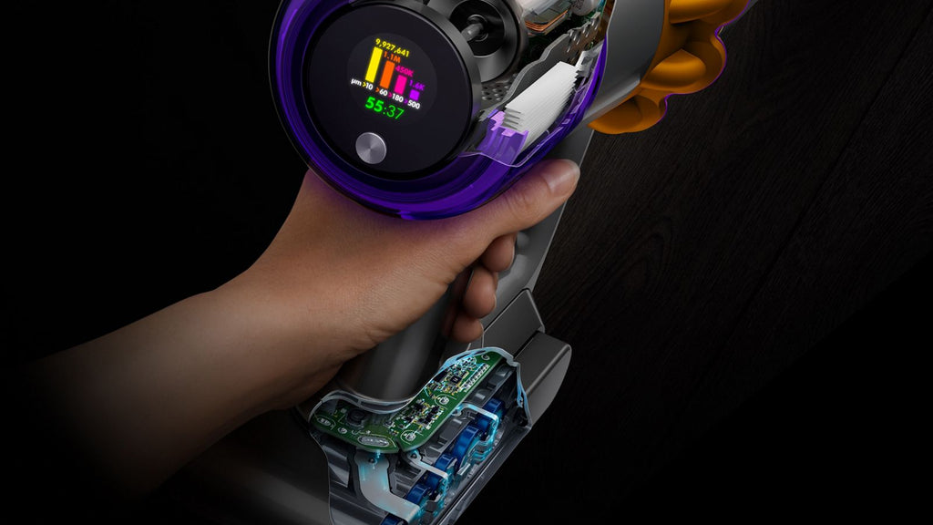 Dyson V15 Detect Absolute — en situation