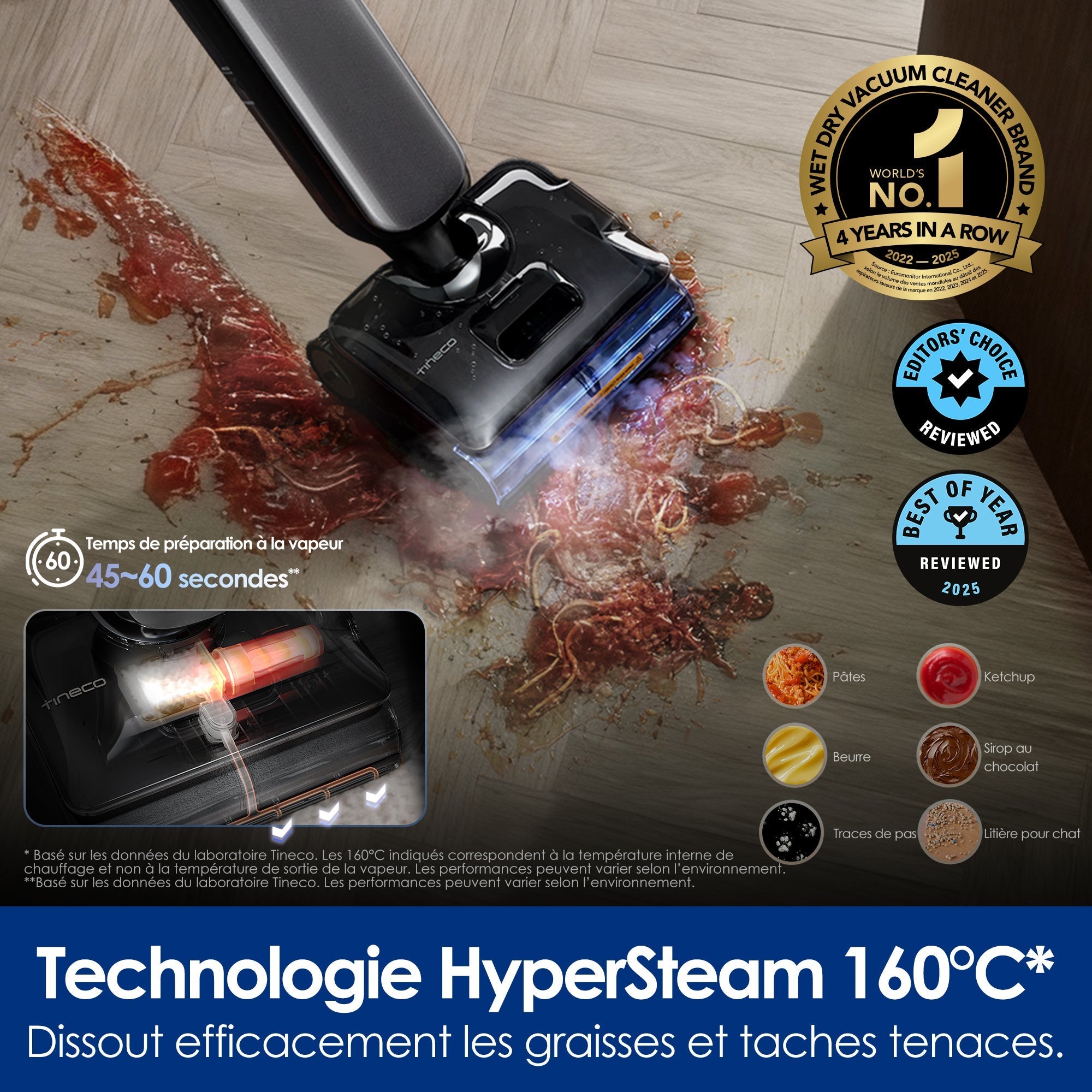 Tineco FLOOR ONE S9 Artist Steam Pro — vue détaillée